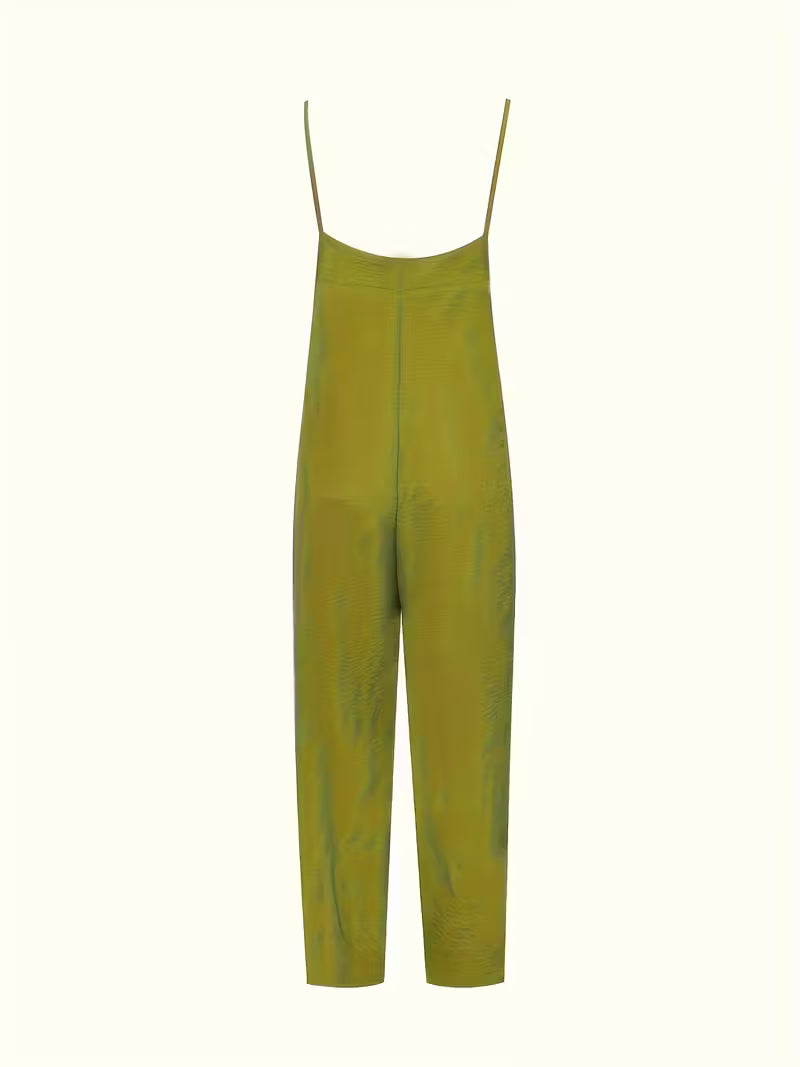 Solid Color Jumpsuit for woman